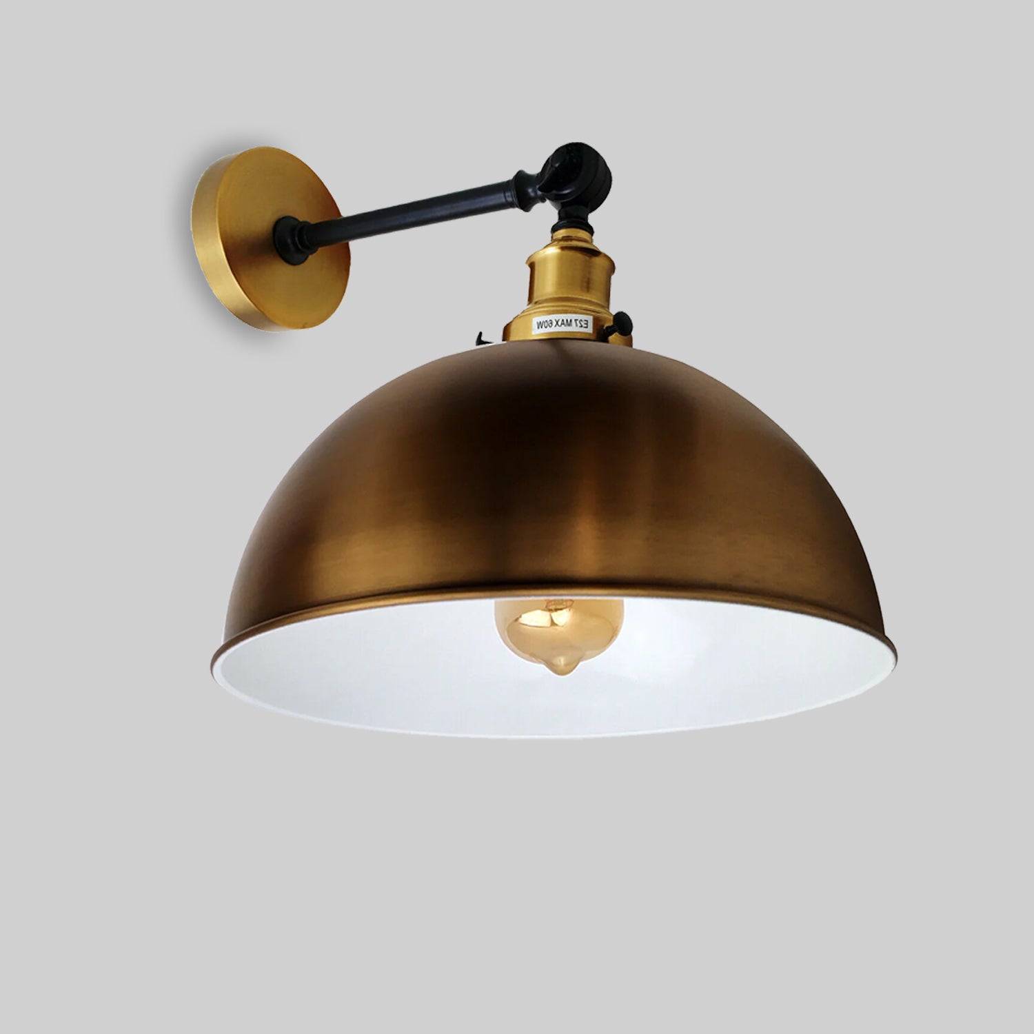 Vintage Style Adjustable Copper Color Wall Lights Sconce Lamp Fitting Kit~2473