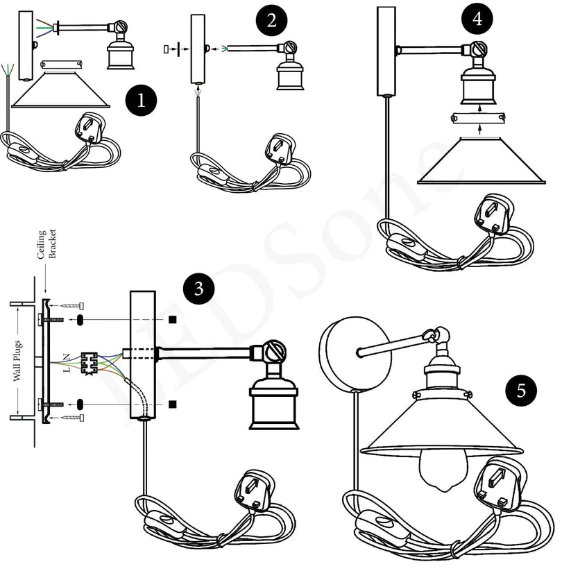 wall light fixture