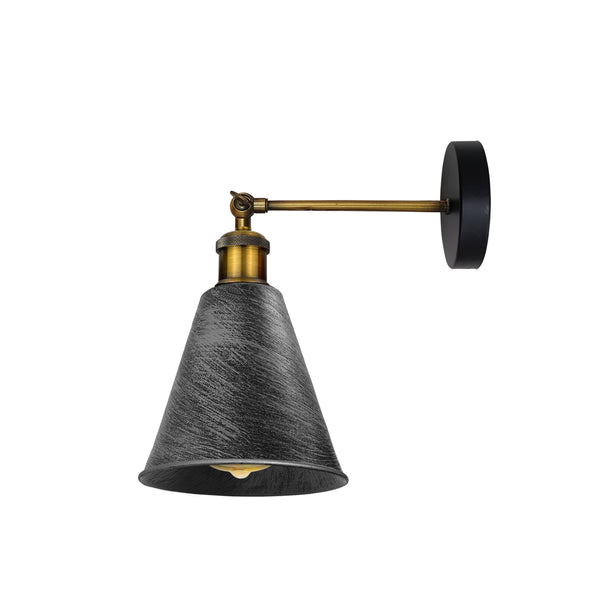 Brass Kitchen Wall Lighting~1173 – Brushed Silver / With Bulb