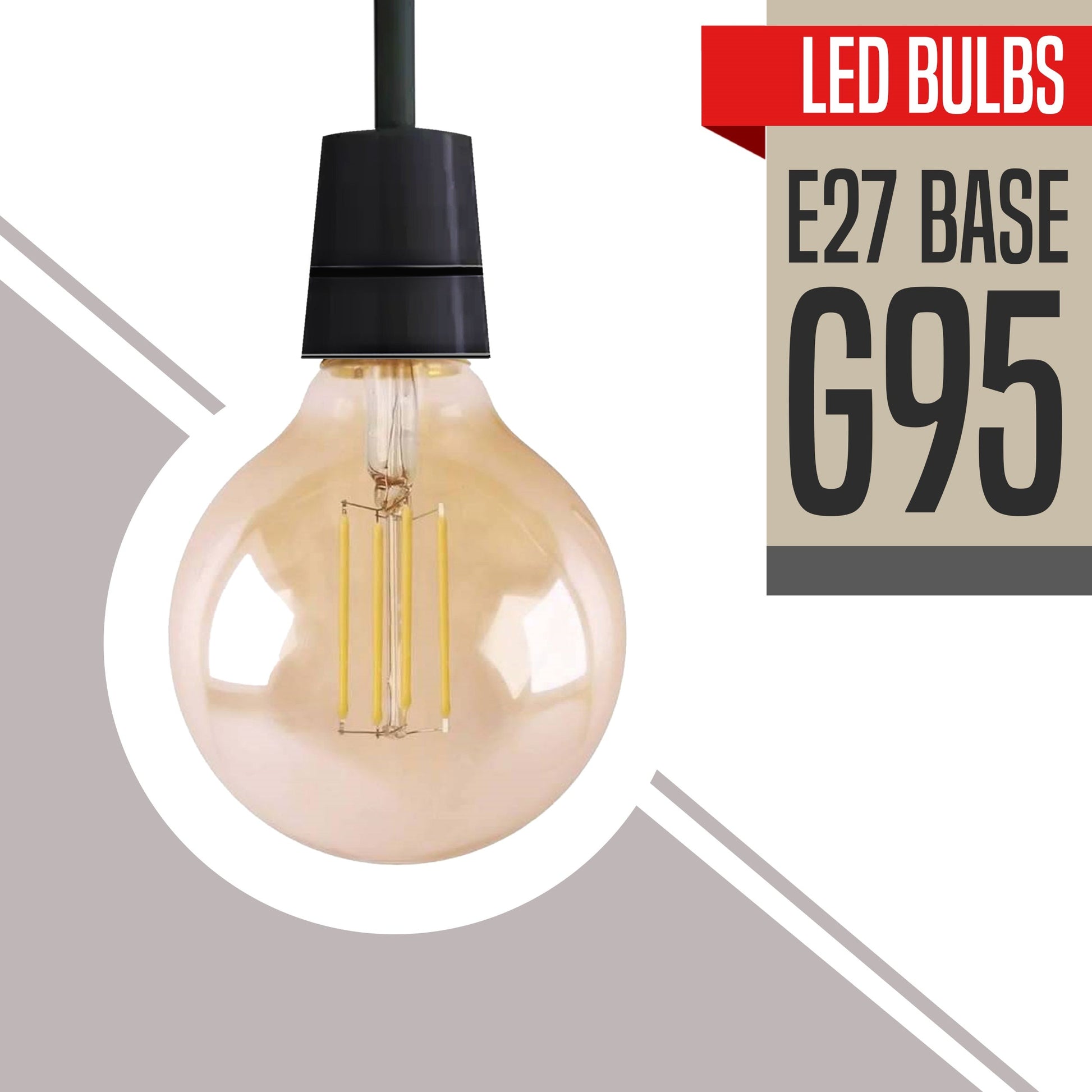 G95 E27 4W LED Globe Vintage LED Retro Light Bulbs