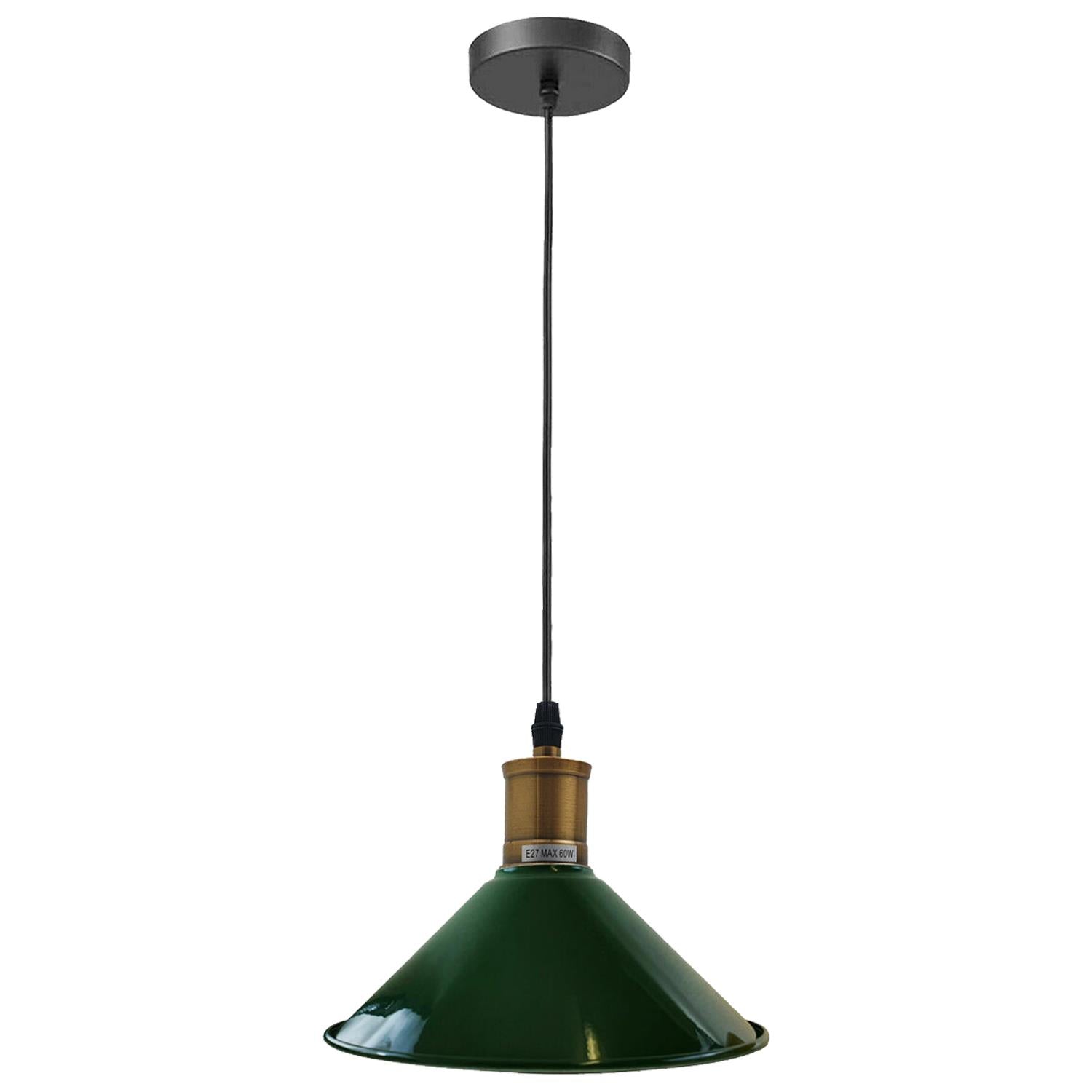 Vintage Industrial Ceiling Pendant Light Retro Loft Style Metal Shade Lamp~1420 - LEDSone UK Ltd