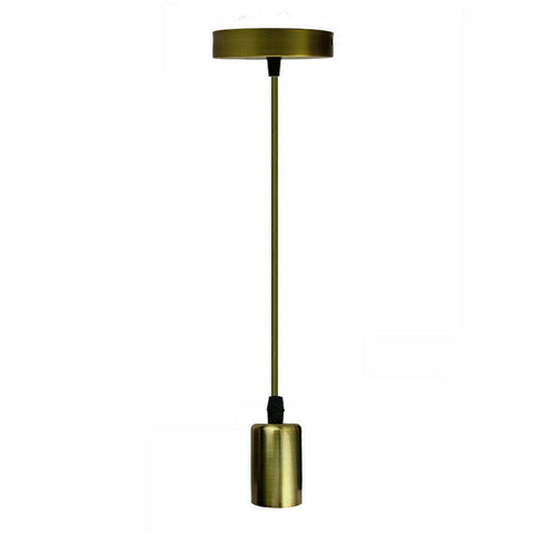 Ceiling Light Bulb Holder Pendant Light Metal E27 Light Bulb Holders for Living Room, Dining Room and Kitchen Island~1294