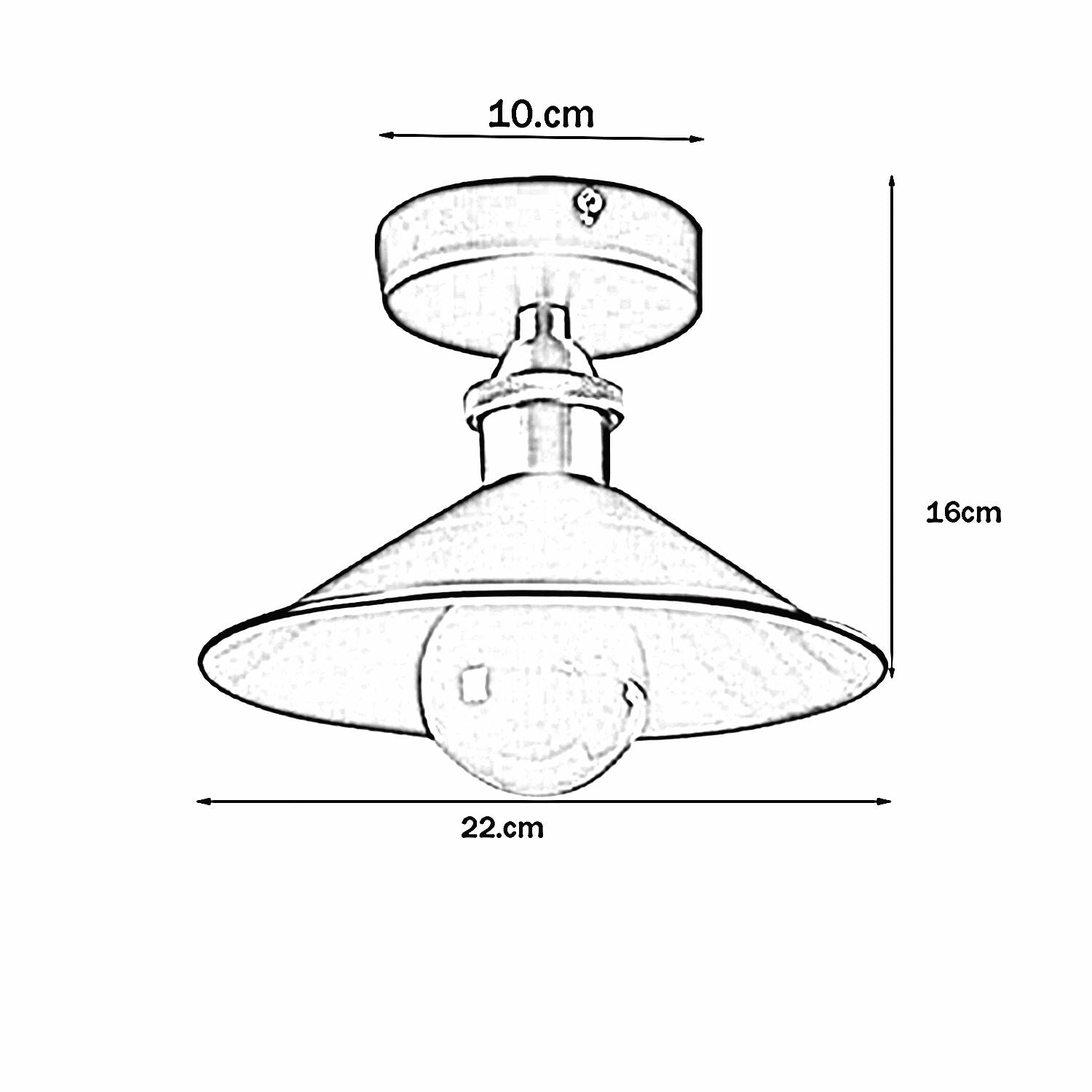 Ceiling Light Round Cone Down Lights Bathroom Kitchen Living Room Ceiling Lamp~1349 - LEDSone UK Ltd
