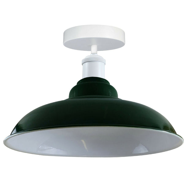 Metalen plafondlampenkappen voor gangen ~1192 – Zonder lamp / Groente