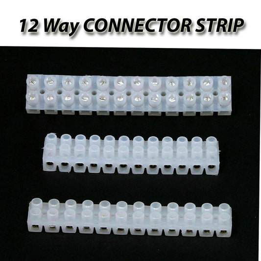 12 way connector strip 30A electrical choc block wire terminal connection~2033