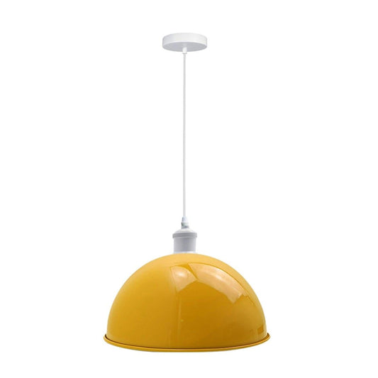 Vintage Industrial Metal Ceiling Pendant Dome Shade Modern Hanging Retro Light~1364 - LEDSone UK Ltd