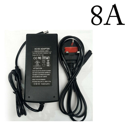 Universal AC 100-240V to DC 12V 8A Switching Power Adapter