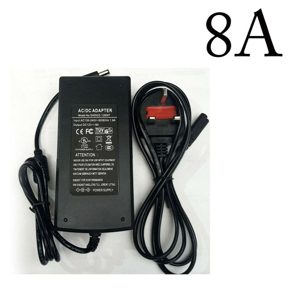 240V to 12V Power Supply Adapter for LED Strip Lights &CCTV~4090 – 8A
