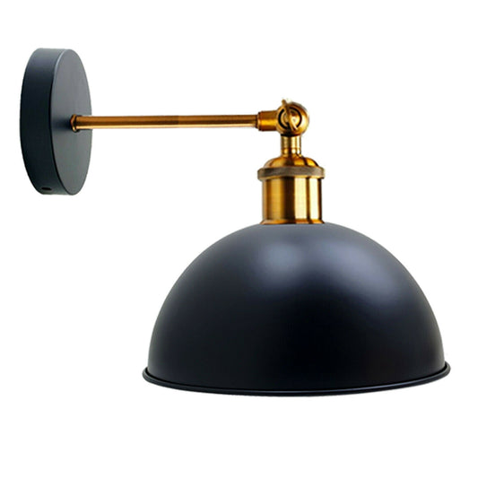 Black Modern Retro Style Glossy Wall Sconce Wall Light Lamp Fixture~3452 - LEDSone UK Ltd