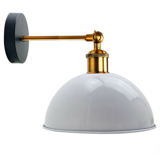 White Modern Retro Style Glossy Wall Sconce Wall Light Lamp Fixture~3454 - LEDSone UK Ltd
