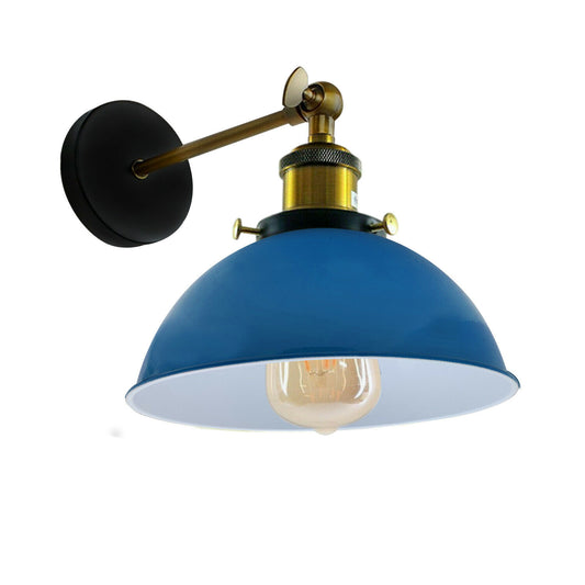 Blue Modern Retro Style Glossy Wall Sconce Wall Light Lamp Fixture~3455 - LEDSone UK Ltd