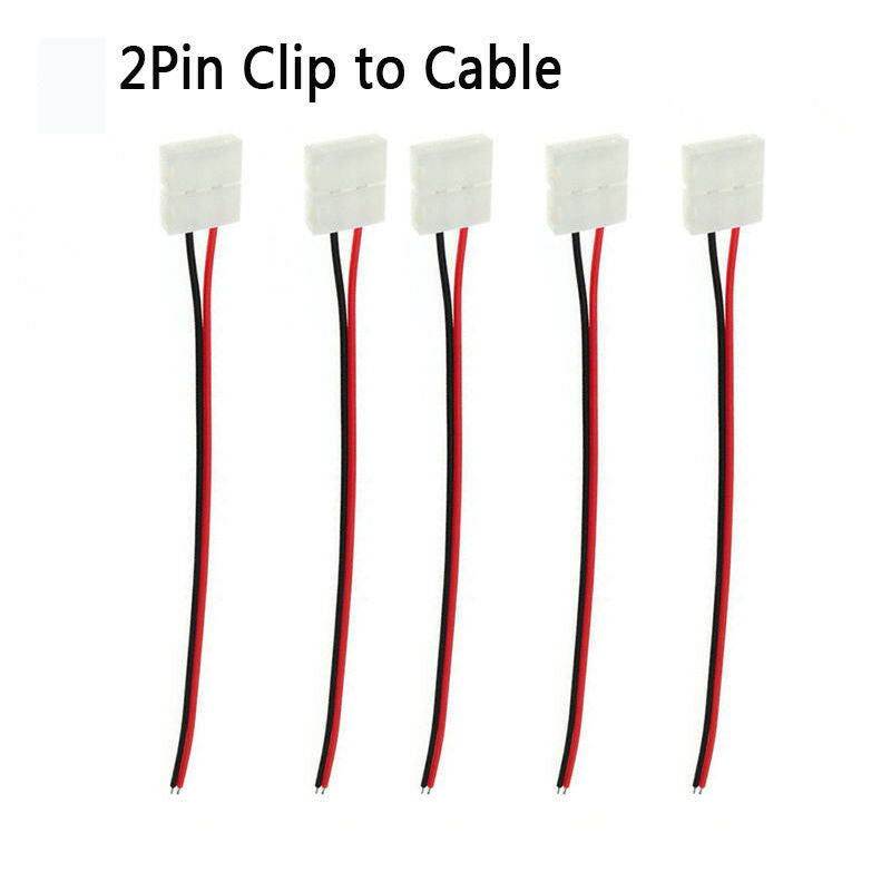 LED Strip Light Connectors  2Pin Clip To Cable~3660 - LEDSone UK Ltd