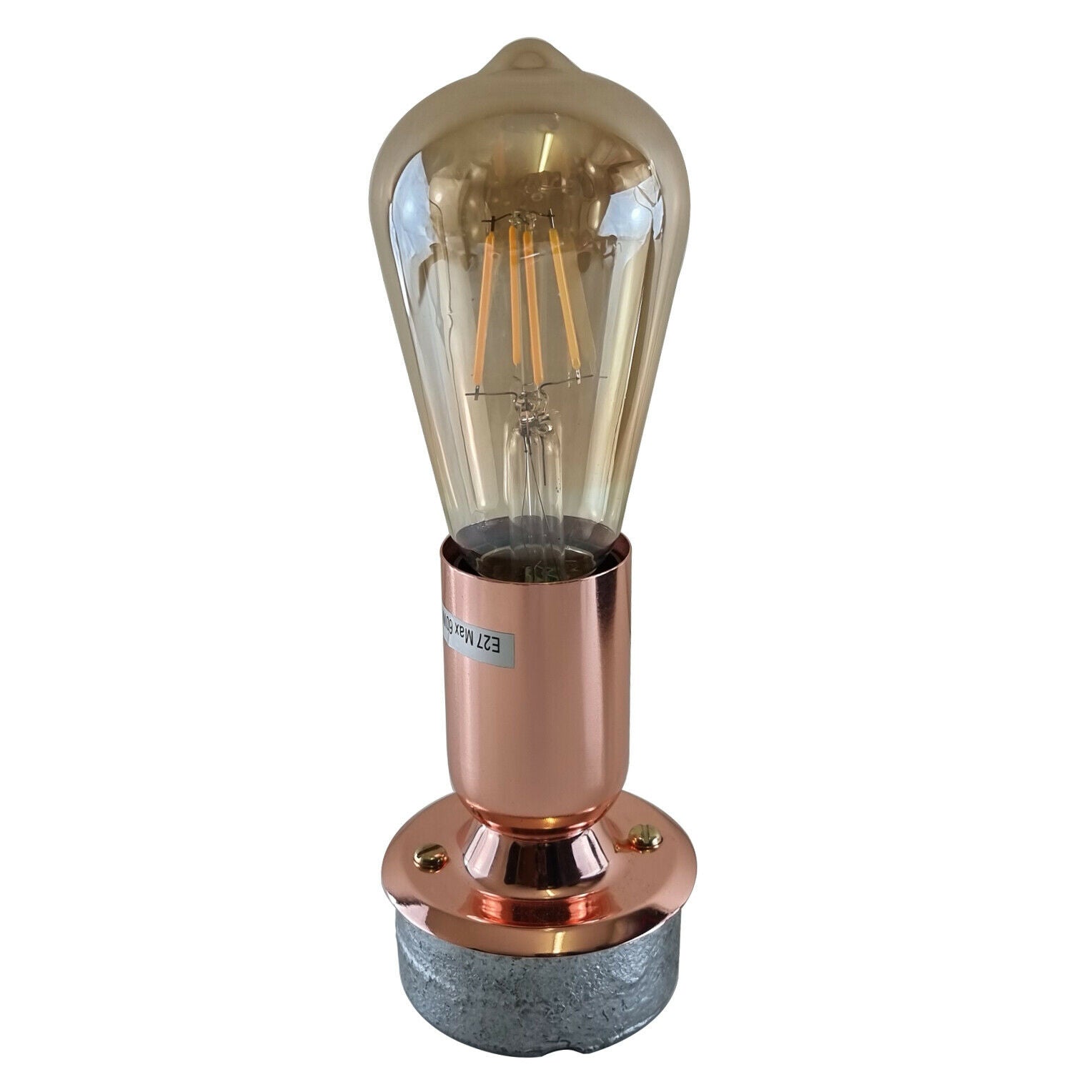 Modern Retro Industrial Vintage Ceiling Light Conduit Metal Flush Mount E27 Lamp~3665 - LEDSone UK Ltd