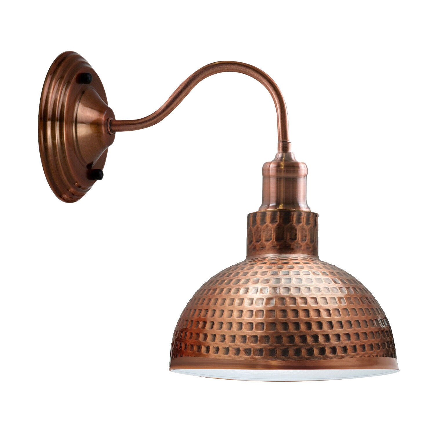 Copper wall outlet lights