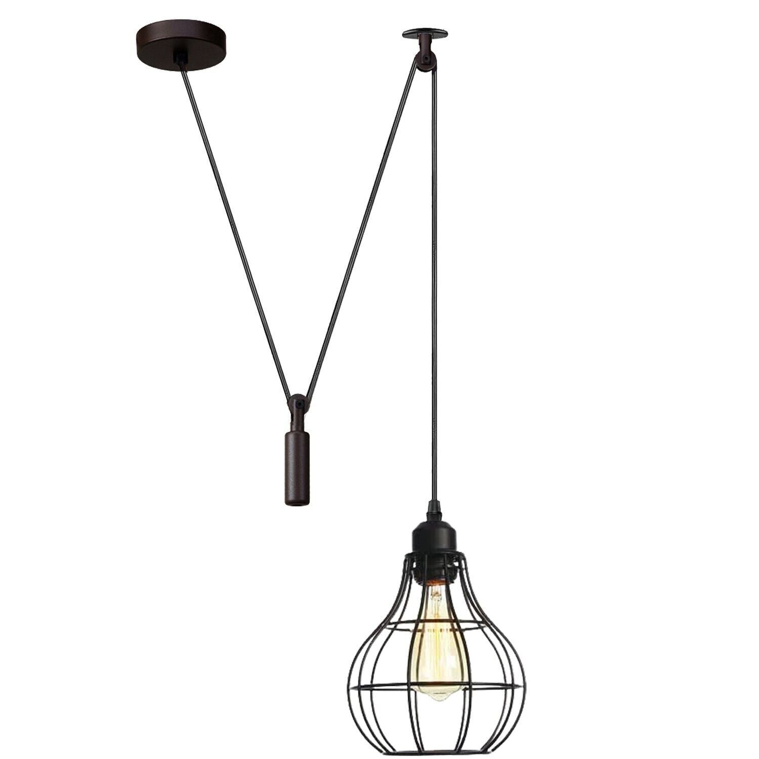 Metal Ceiling Light Hanging Pendant Lamp Retro Industrial Vintage – LEDSone  UK Ltd
