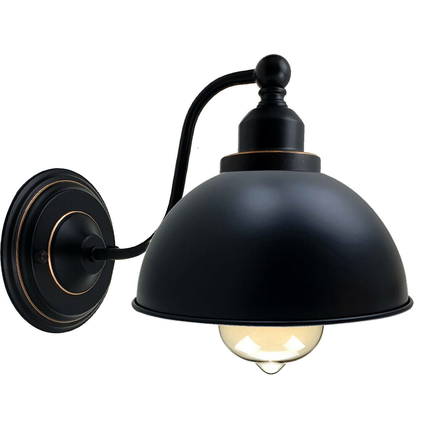 industrial vintage retro black wall sconces e27 uk holders