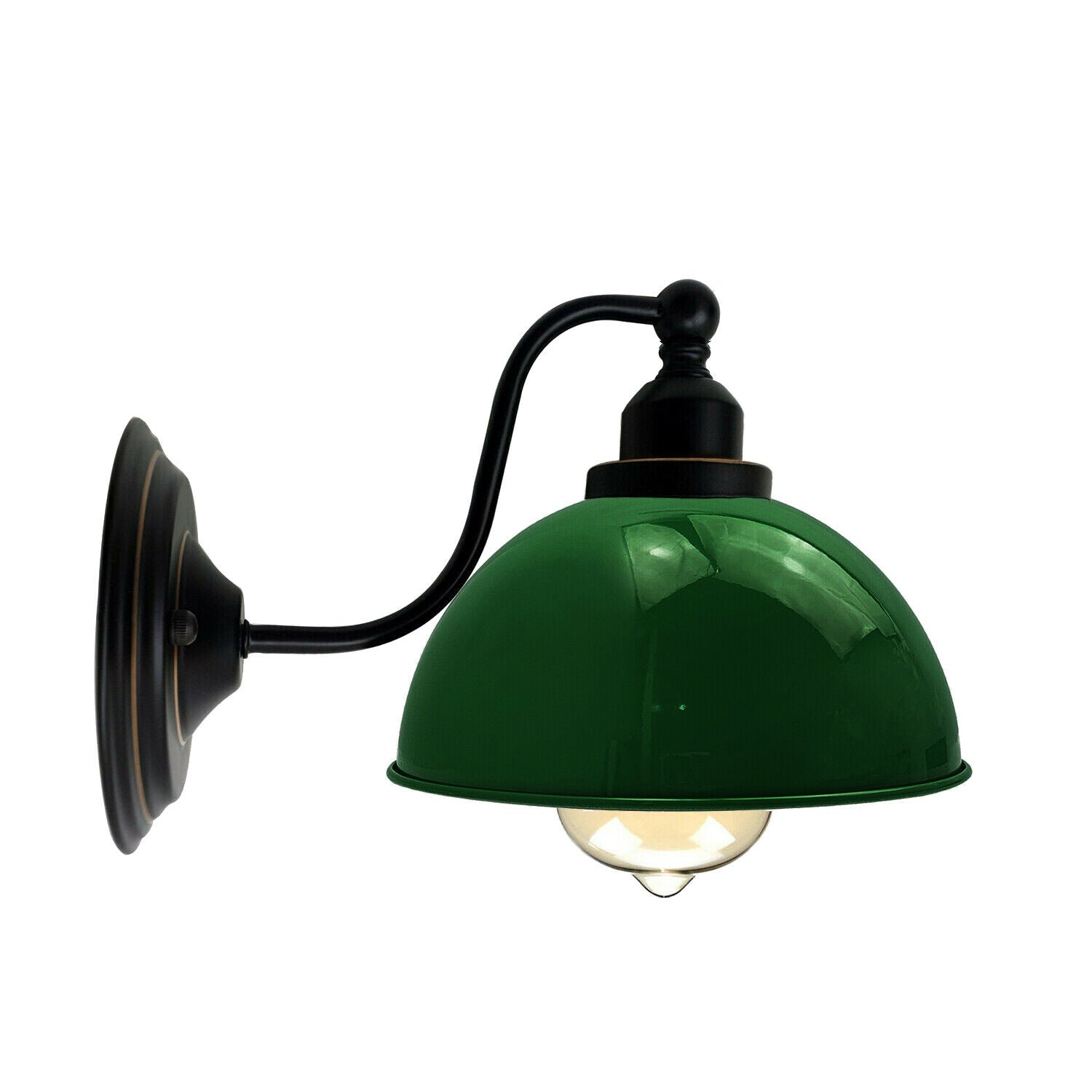 industrial vintage retro green wall sconces e27 uk holders