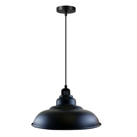 Geometric black metal cage ceiling lamp shade 