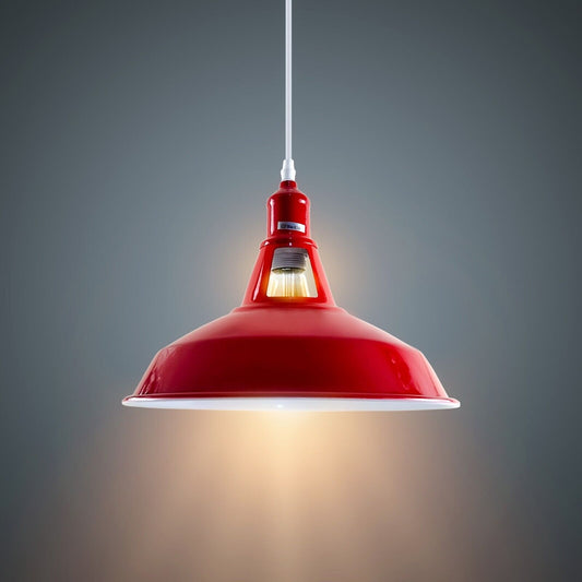 Red Ceiling Pendant Light Shad