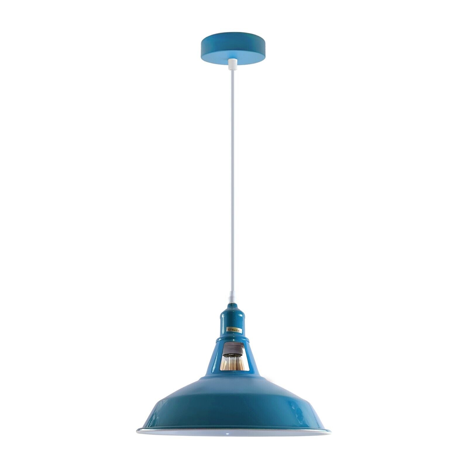 Modern blue pendant light