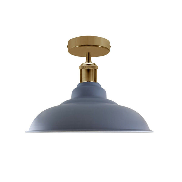 Grijze plafondlampkap Stijlvolle en veelzijdige keuze~3767 – Nee