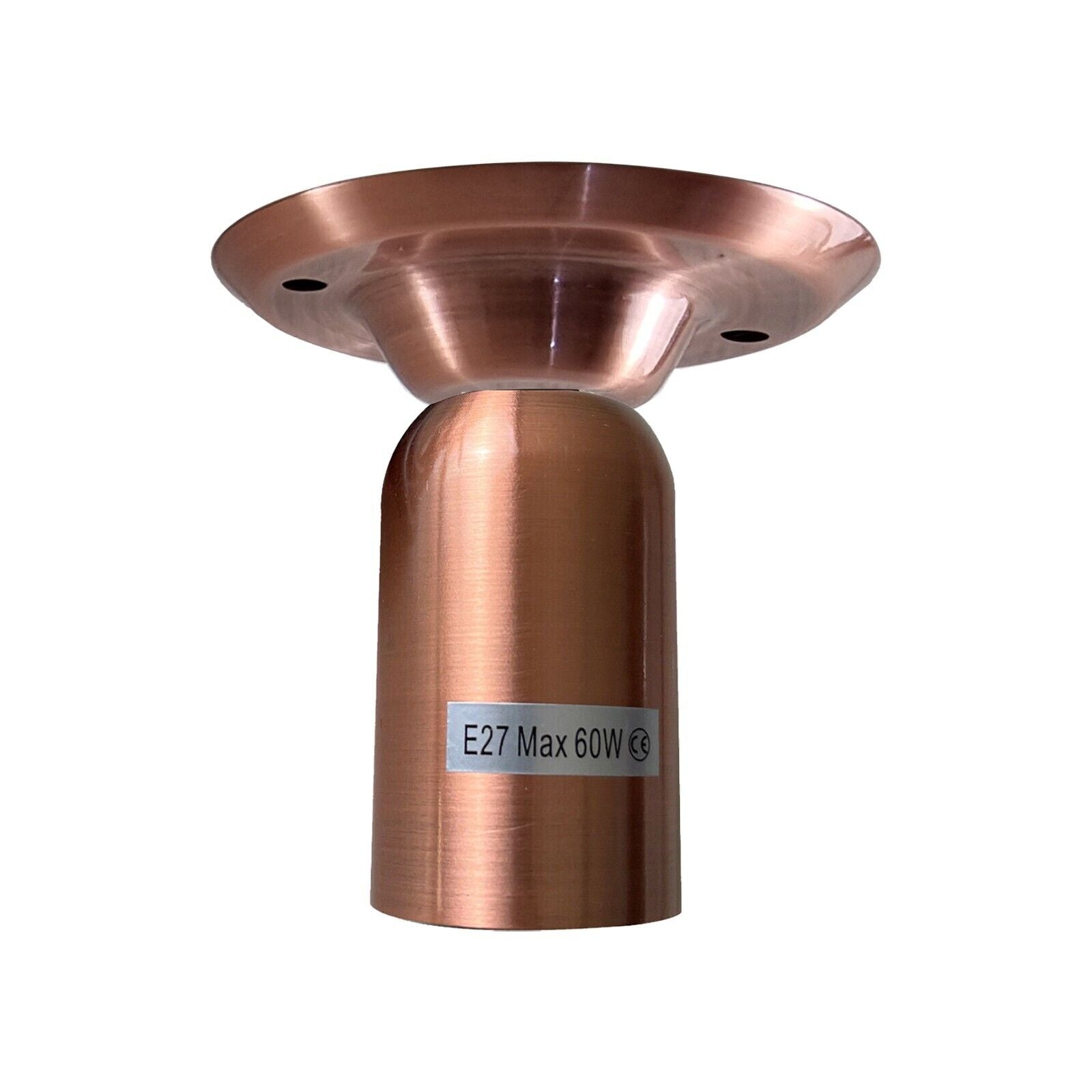 Industrial Vintage Retro Ceiling  Copper Semi-Flush Mount Light E27 Holder~3784 - LEDSone UK Ltd