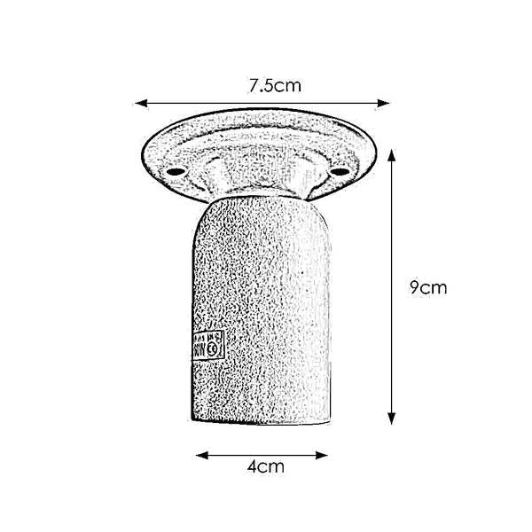 Lamphouder Industriële Semi-inbouwlamp~3777 – Nee