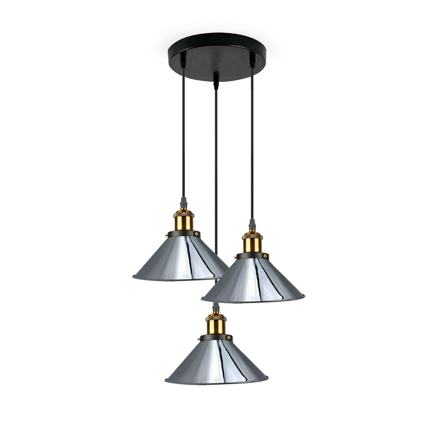 Vintage metal store pendant light