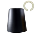 Retro Easy Fit Light Shade 13cm Metal E27 Matt Black Lampshade ~3900