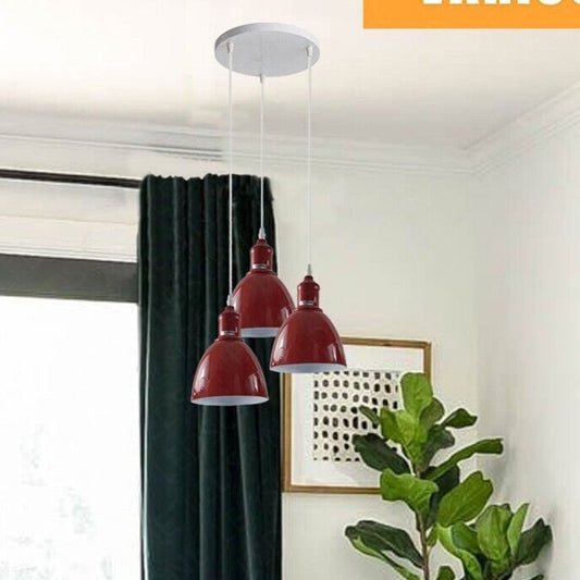 ‍‍‍Industrial 3-Shade Pendant Lights for UK Home