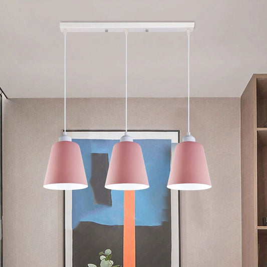 Modern Retro 3 Way Ceiling Pendant Light E27 Cluster ceiling Light Fitting for kitchen Bedroom, Living area
