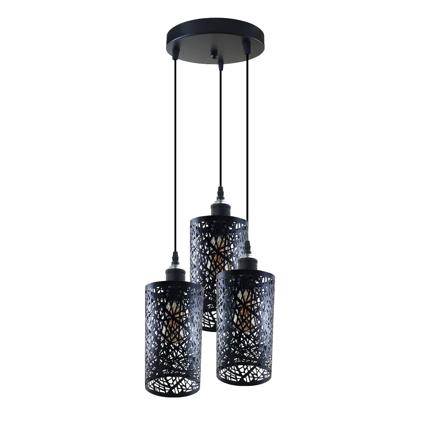 Ceiling base for pendant shop light