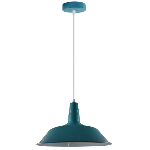 Modern adjustable Hanging bowl Blue pendant  Lamp E27 holder~4008