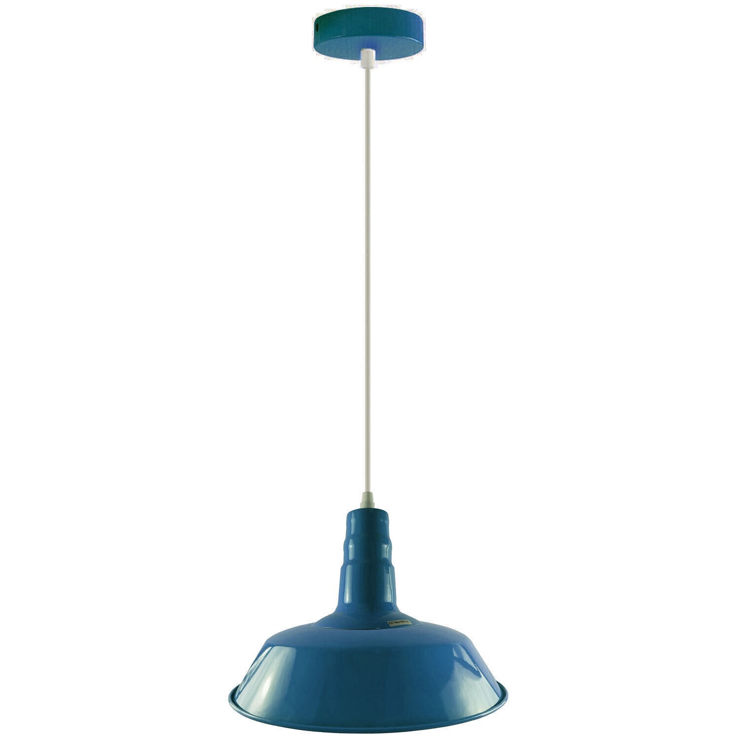 Hanging pendant Ceiling Lamp, Metal Light Shade Lighting UK E27 Edison base Decorate Height Adjustable Pendant 