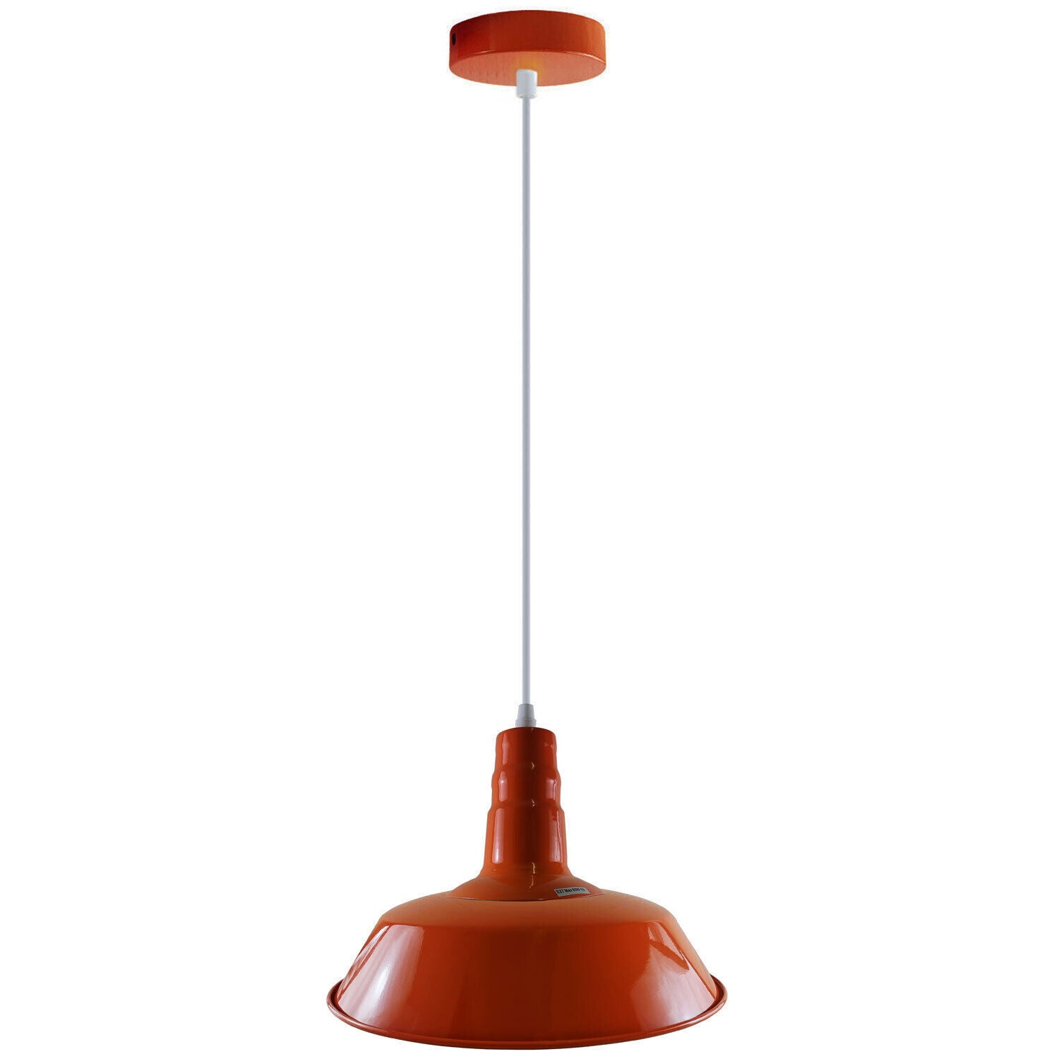 Modern orange ceiling pendant light - hanging light