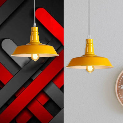 E27 Plafondlampen Verstelbare Hangende Gele Hanglamp ~4002