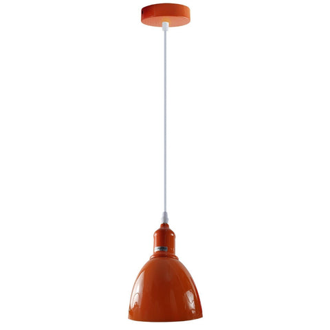 hangable Light adjustable Height Orange Pendant Light ~4026
