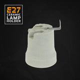 Vintage E27 Ceramic Lamp Holder Industrial Screw Socket~4113