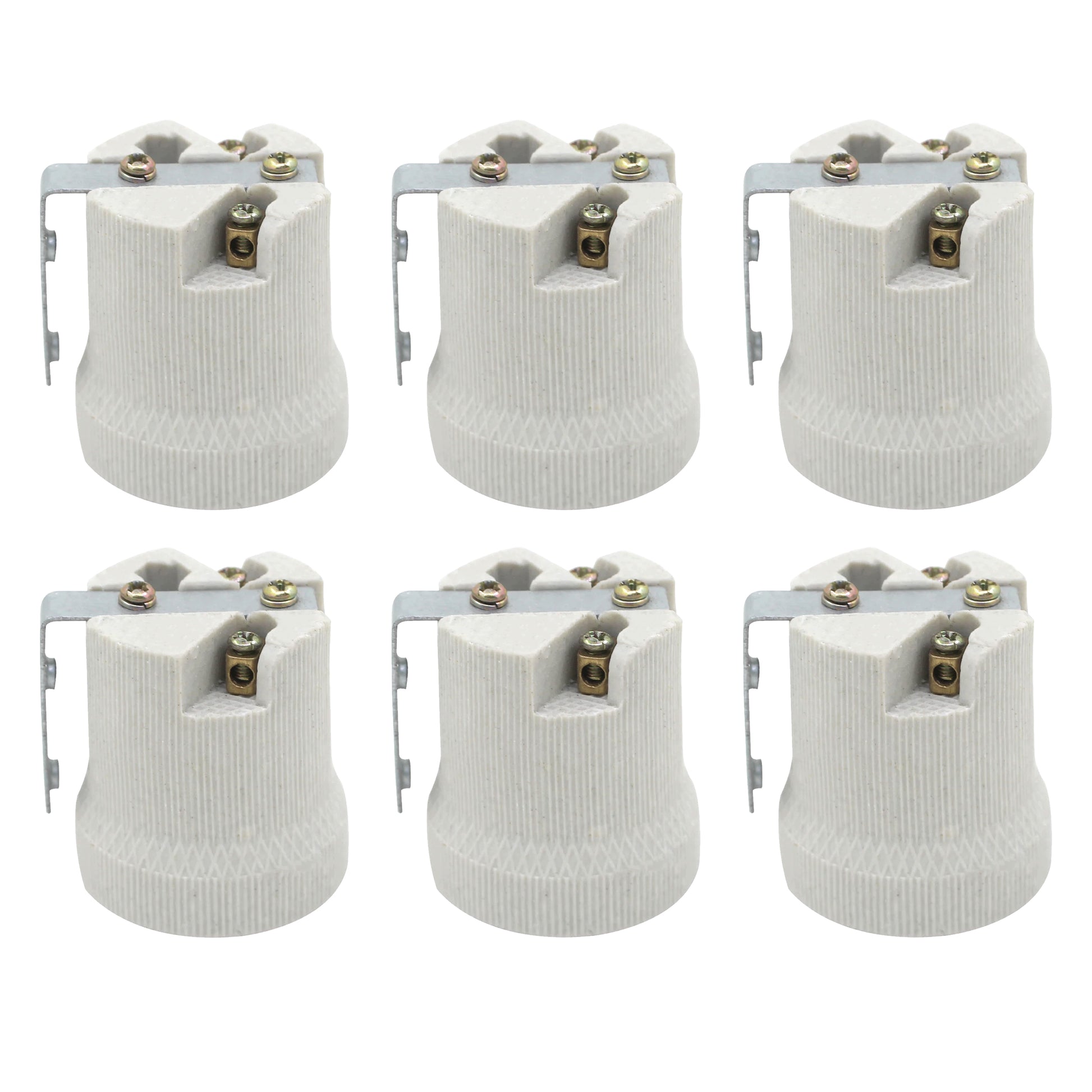 Ceramic Heat bulb holder in 5 packs