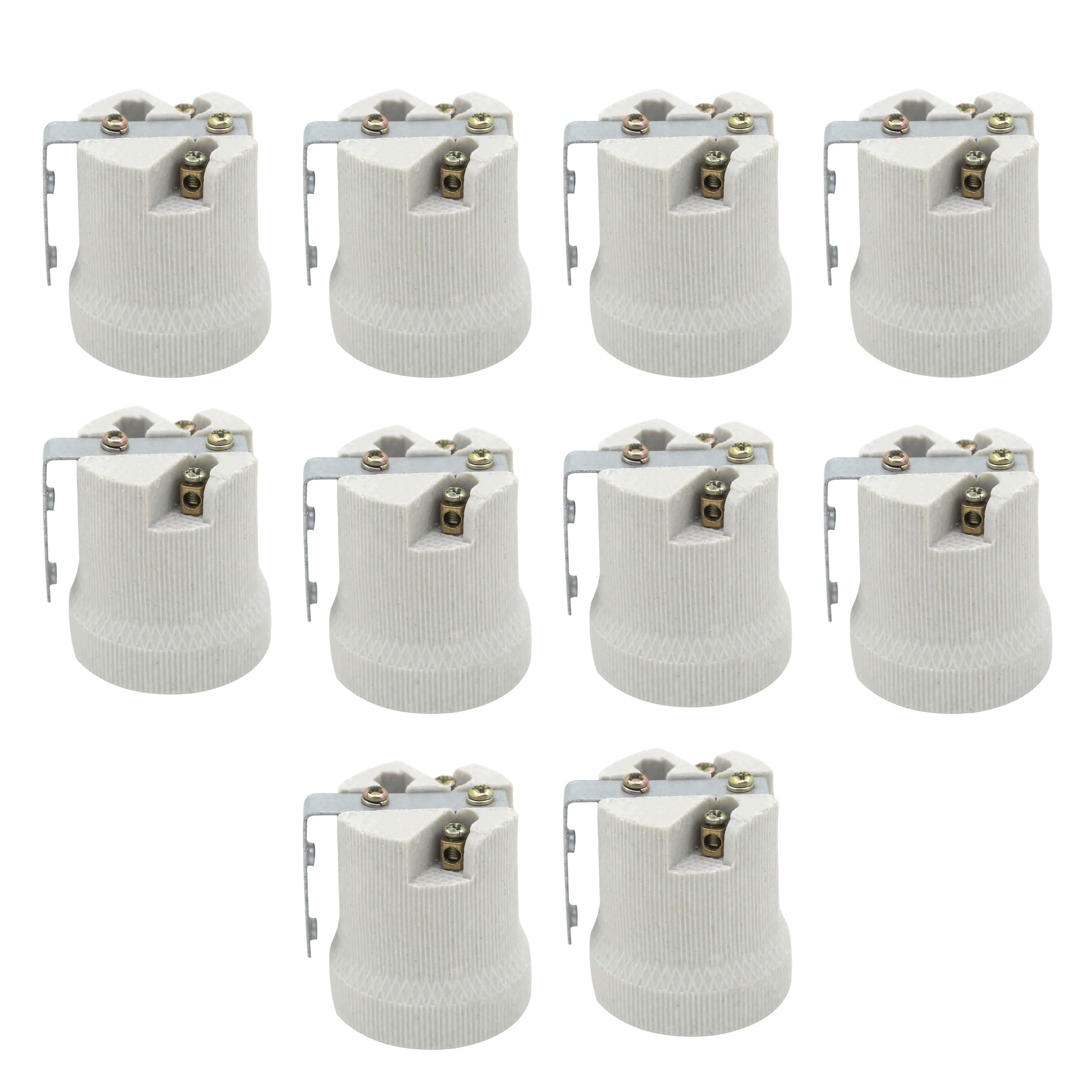 Ceramic Heat bulb holder in 10 packs