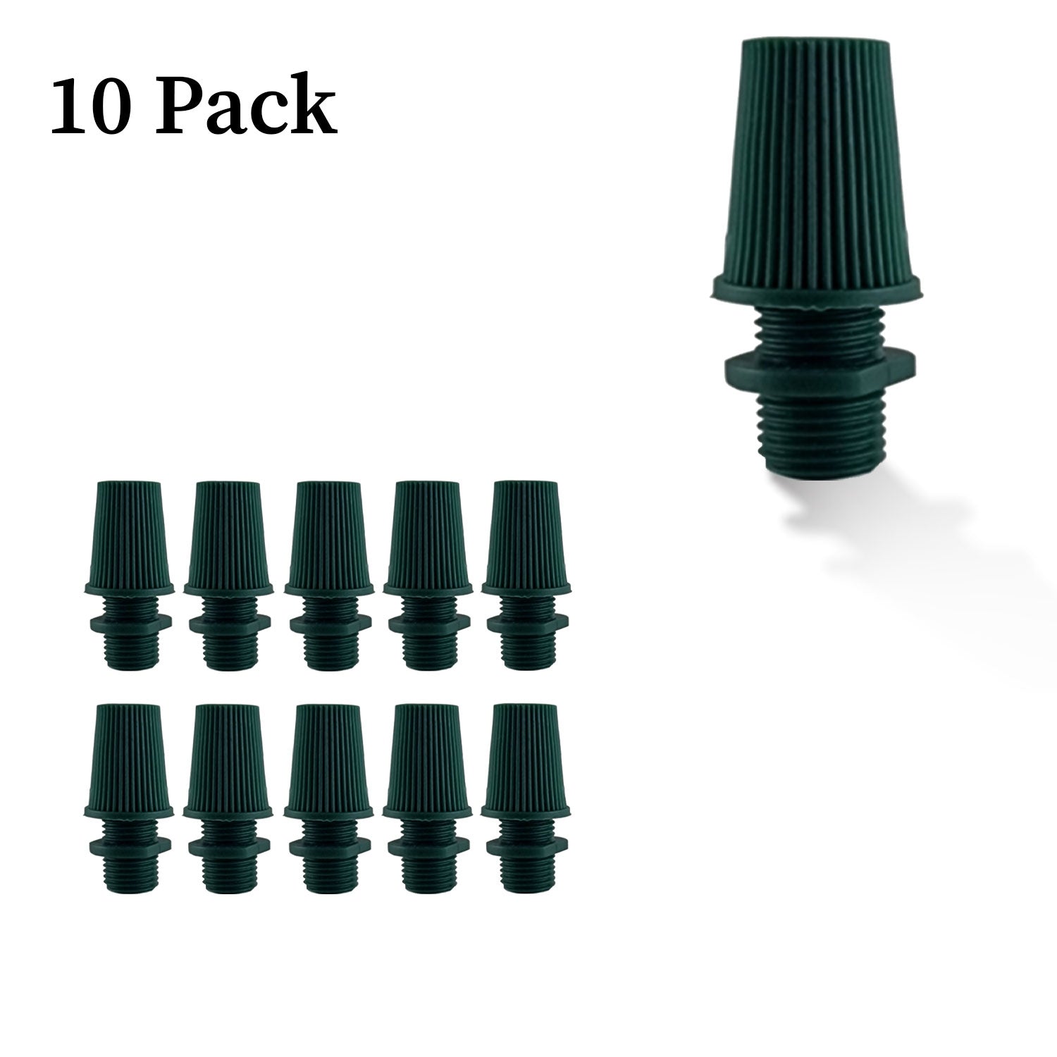 Green 10mm Male Thread Cable Cord Grip Lock