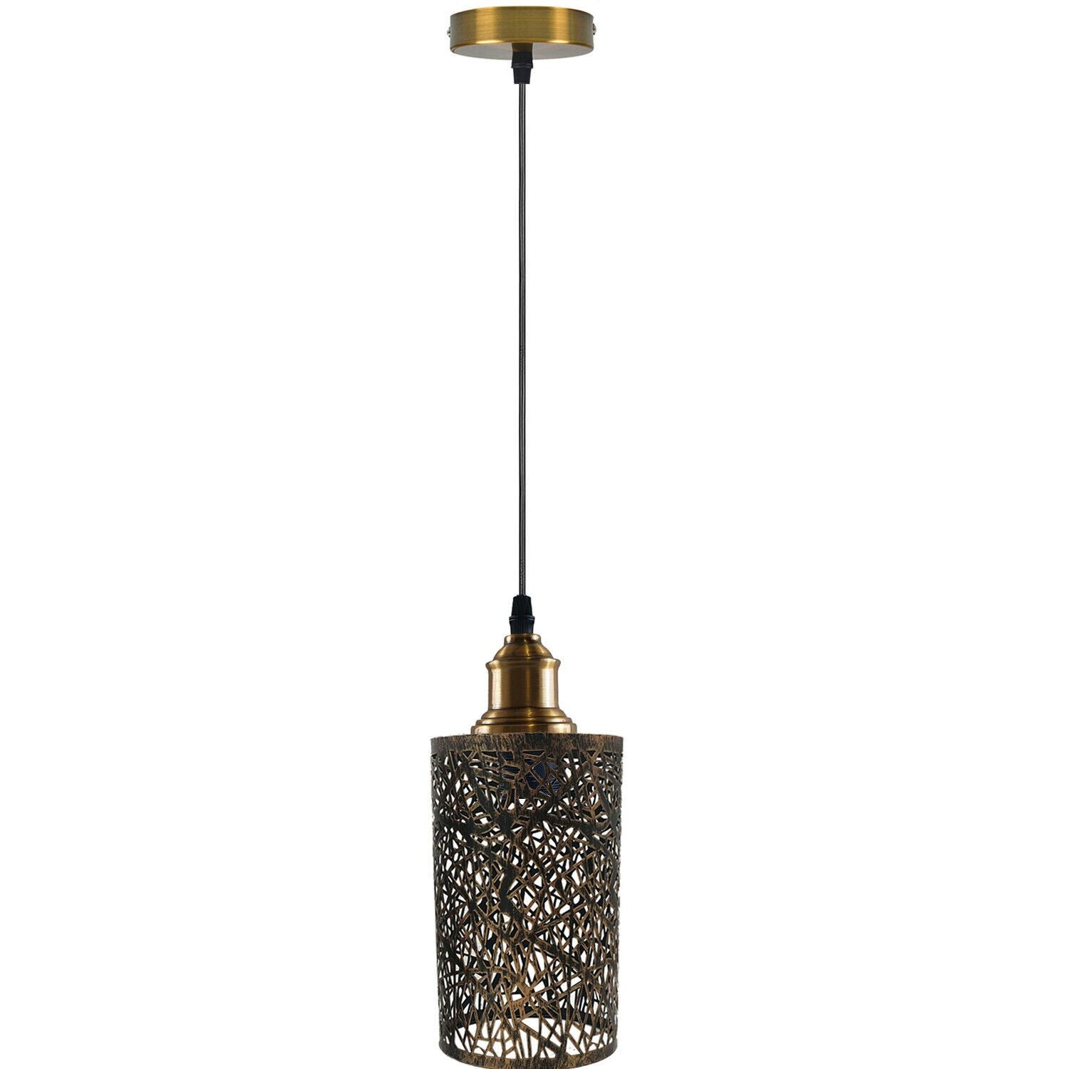 Vintage Metal Cage Retro Industrial Pendant Ceiling Lamp Light~1316 - LEDSone UK Ltd