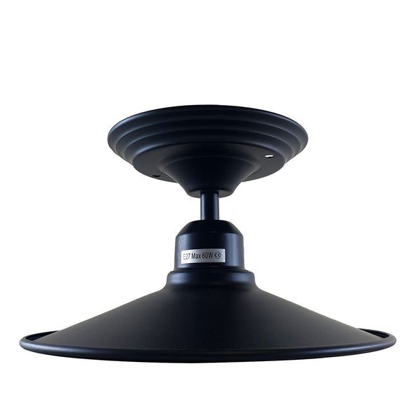 Plafondlamp Zwart Metaal E27~1399 – Zonder lamp