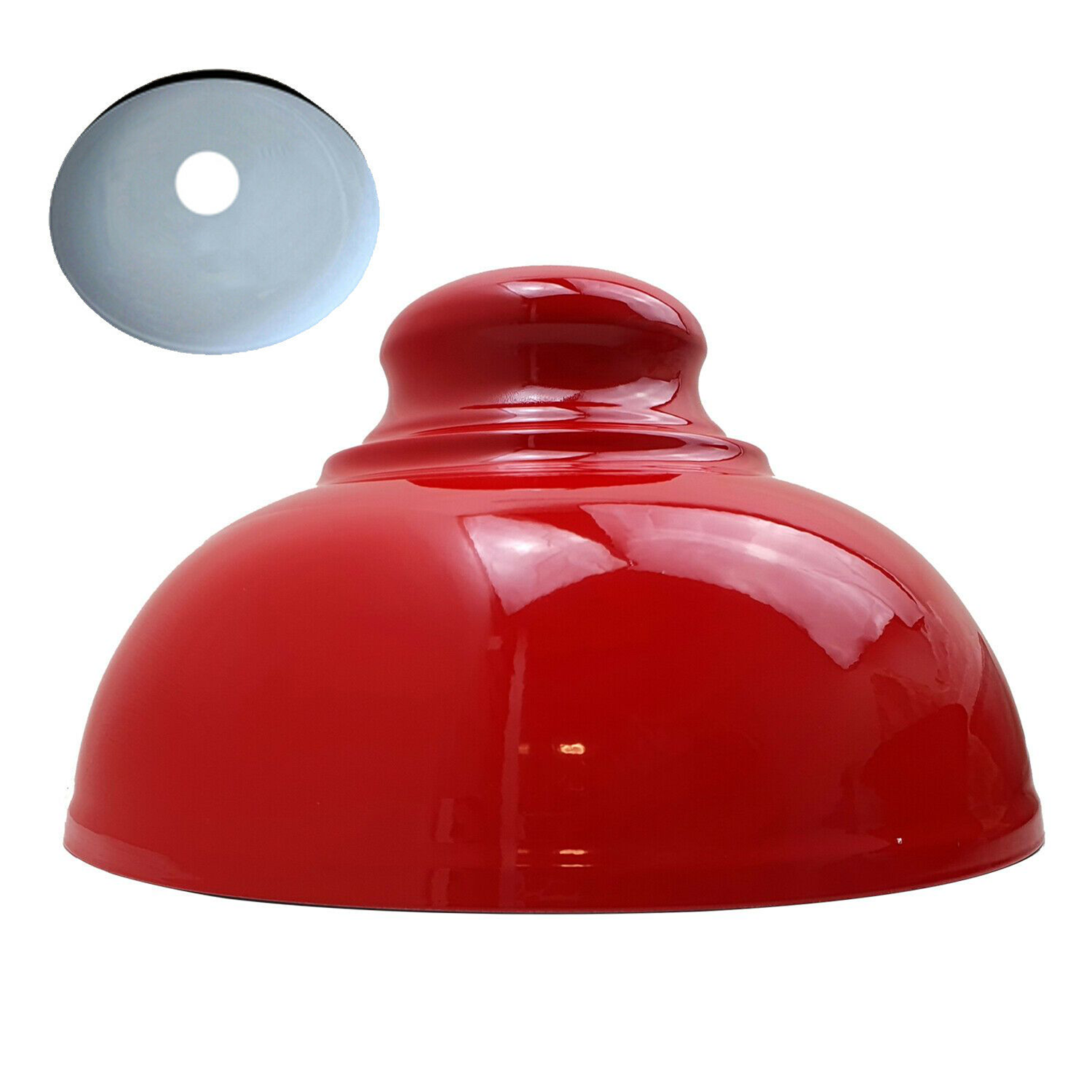 Red Retro Style Metal Easy Fit Ceiling Pendant Light Shade~2082