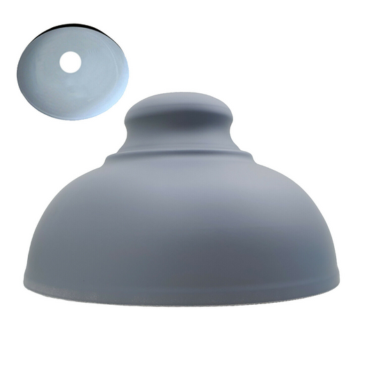 Grey Easy Fit Retro Pendant Light Shade Includes Shade Reducing Ring~2083