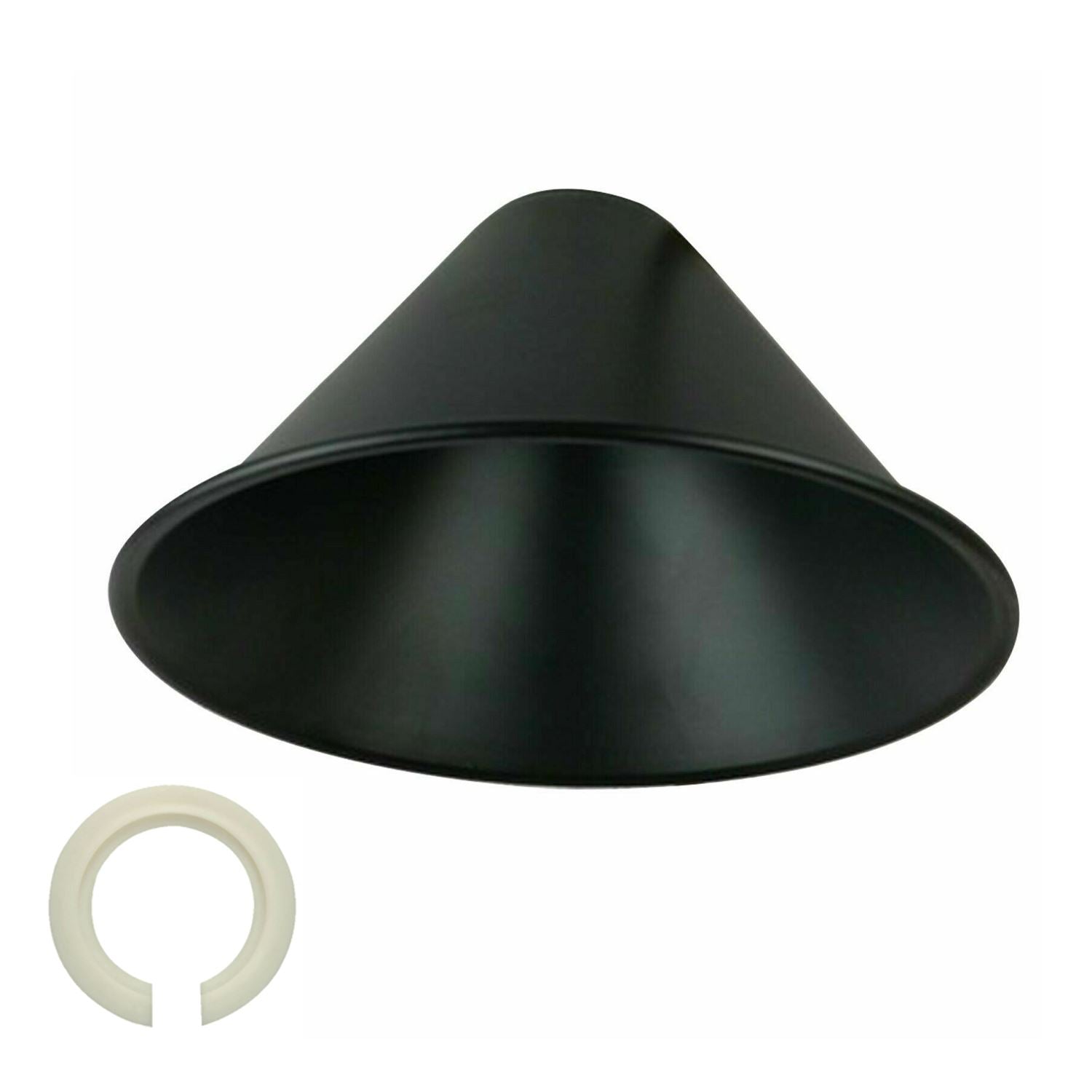 18mm x 10mm Large Easy Fit Pendant Light Shade Metal Lampshade Wall Lamp~1398 - LEDSone UK Ltd