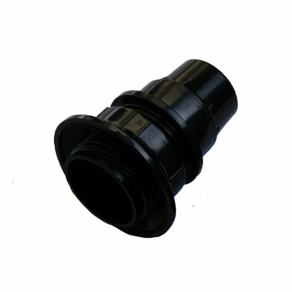 Black e27 edison screw bulb