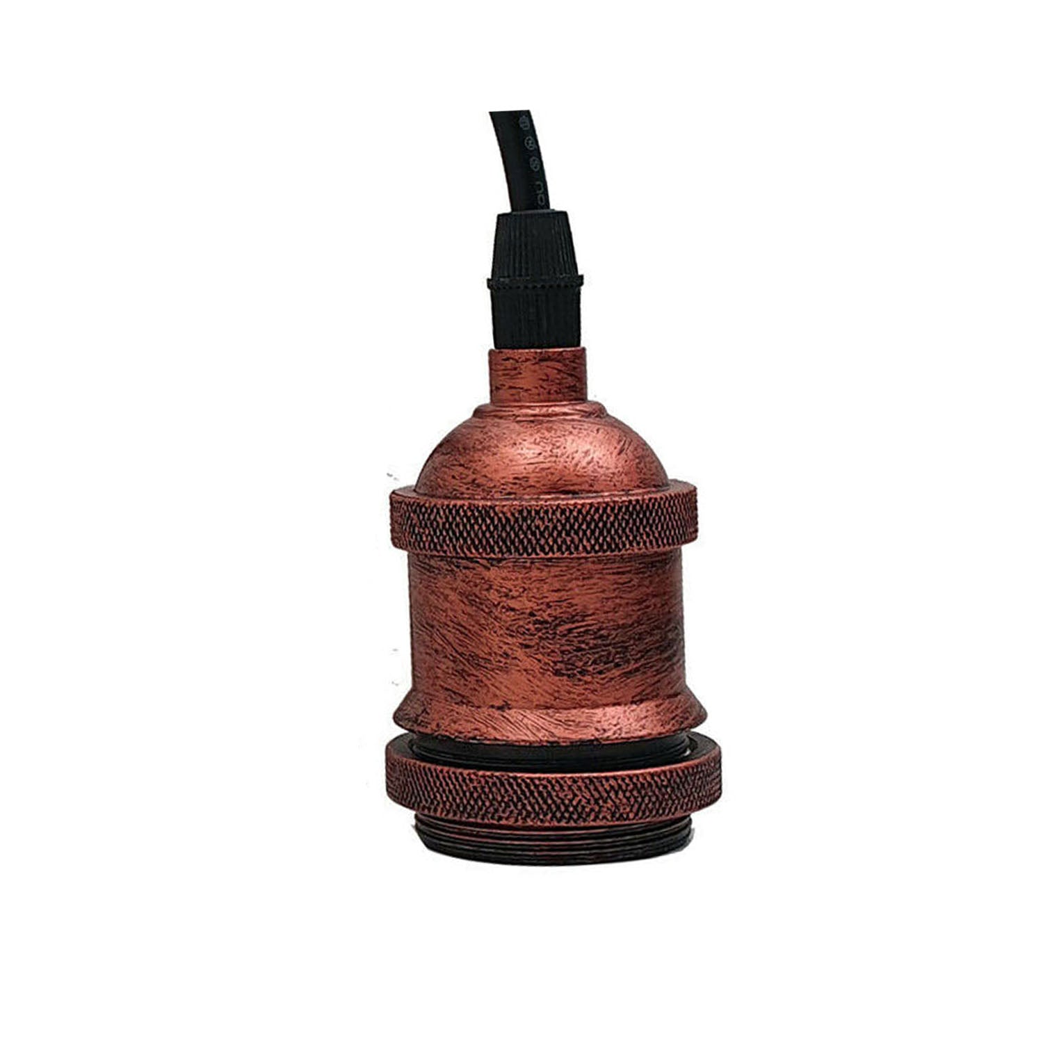Vintage E27 Metal Lamp Holder for Antique Edison Filament Bulbs 
