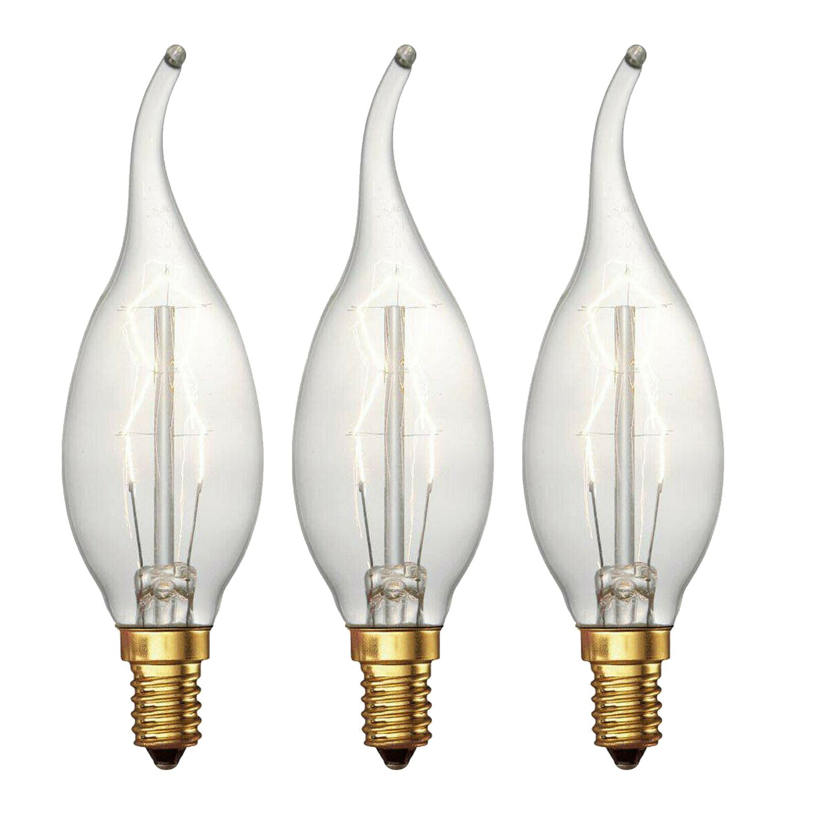 Vintage Retro C35 Candle Light Bulb Edison Filament Style 60W Candle Lamp~1224 - LEDSone UK Ltd