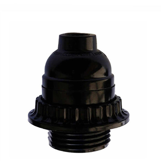 Black Bakelite E27 Light bulb holder 